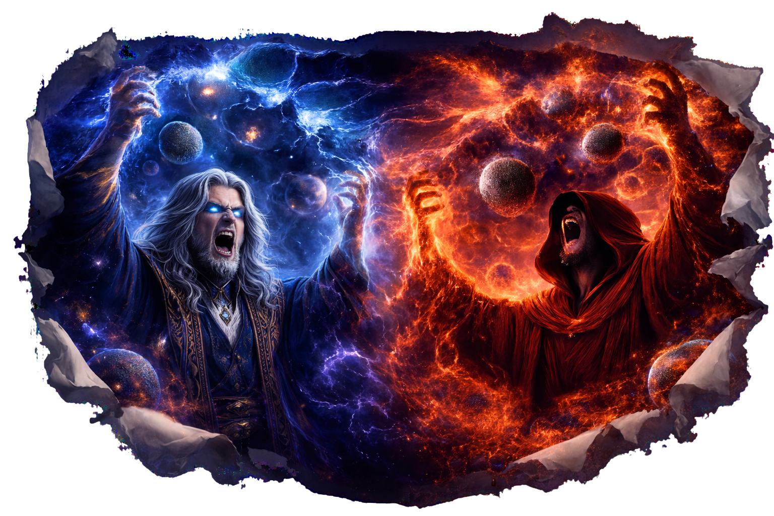 Azeron and Alucant tearing reality apart